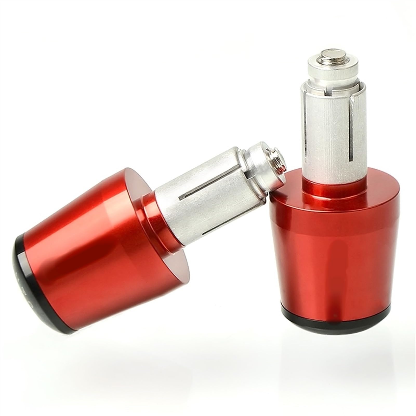 Piezas CNC para manillar de moto tapones extremo barra CB600F CB400 rojo