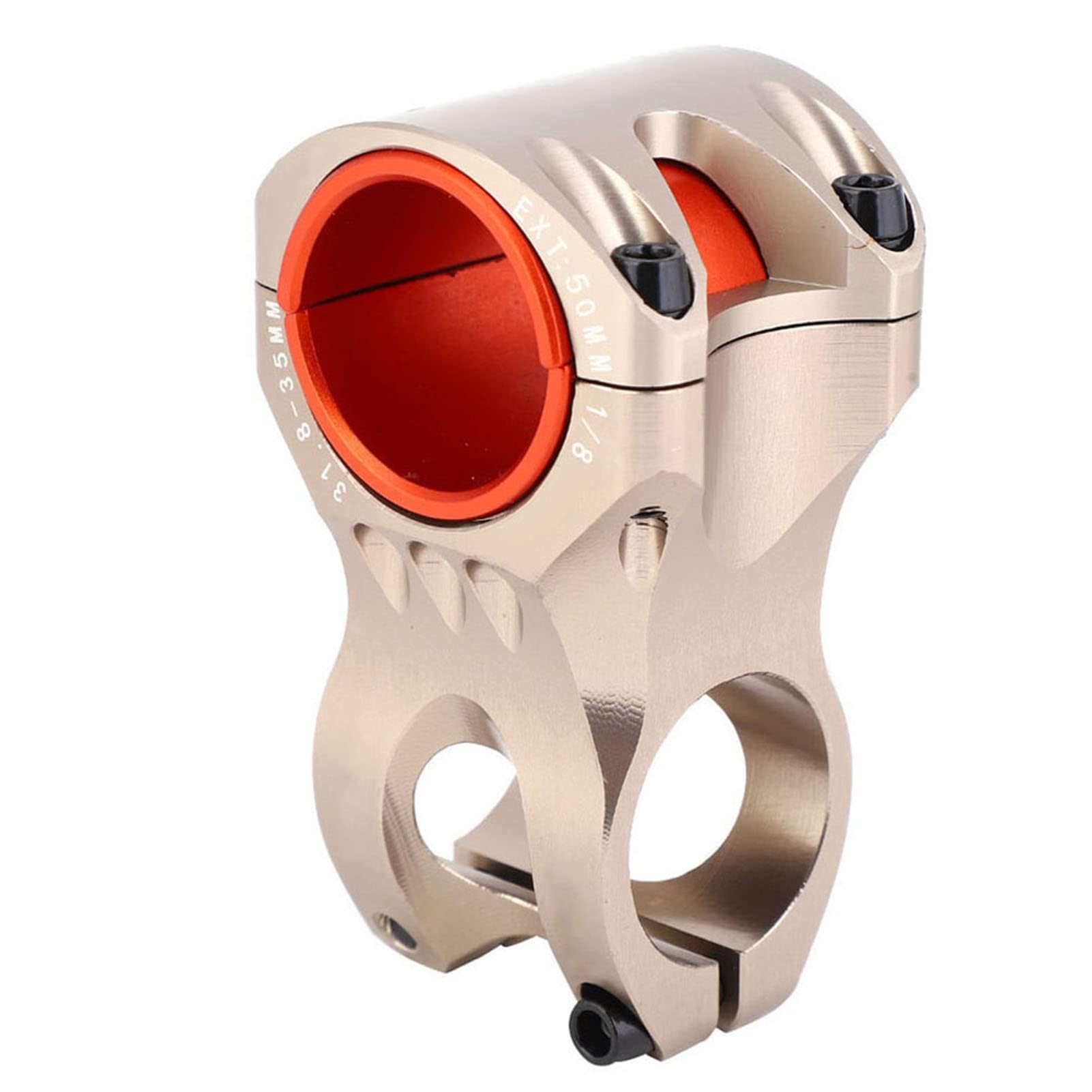 Keenso Potencia Corta de 35 mm, Potencia 0° para Reducir la Distancia del Manillar, Accesorio de Ciclismo