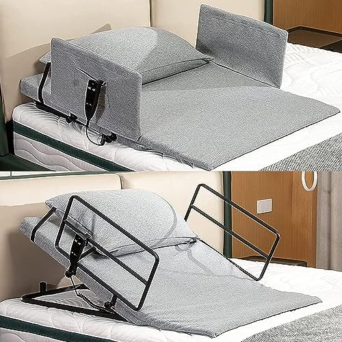 Miniatura 2 de Respaldo de cama eléctrico ajustable, respaldo de cama eléctrico con control remoto, cojín inclinado para hogares de ancianos, hospitales, soporte
