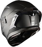 Vista 37 de 1Storm Motorcycle Full Face Helmet DOT Adults Street Bike Dual Visor Sun Inner Shield HJAH15: Ghost Red