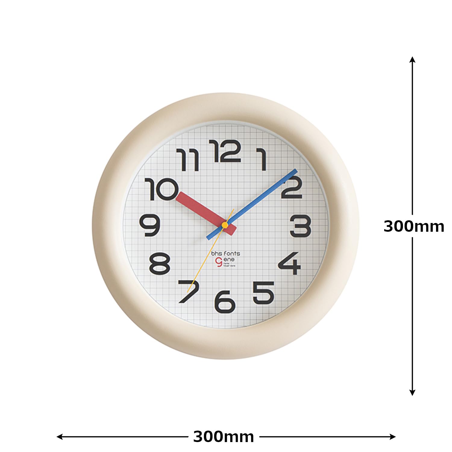 Amazon.co.jp: エルコミューン 壁掛け時計 バウハウス GENE WALL CLOCK