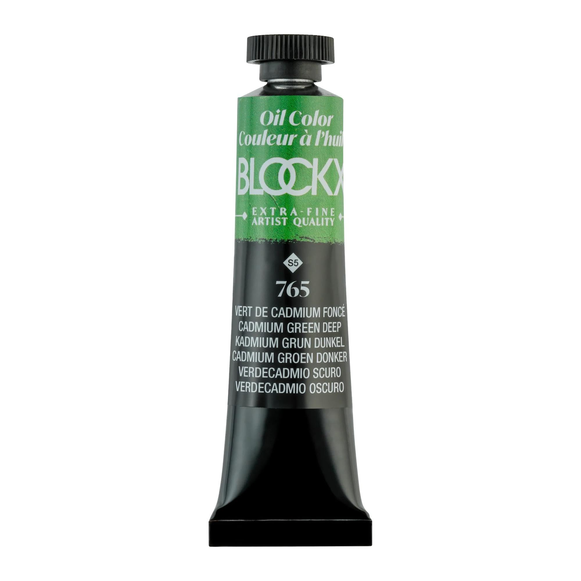 Blockx - 212765BXC - Opaco - olio extrafine - verde Cadmio scuro - PY35 + PG7-​20ml