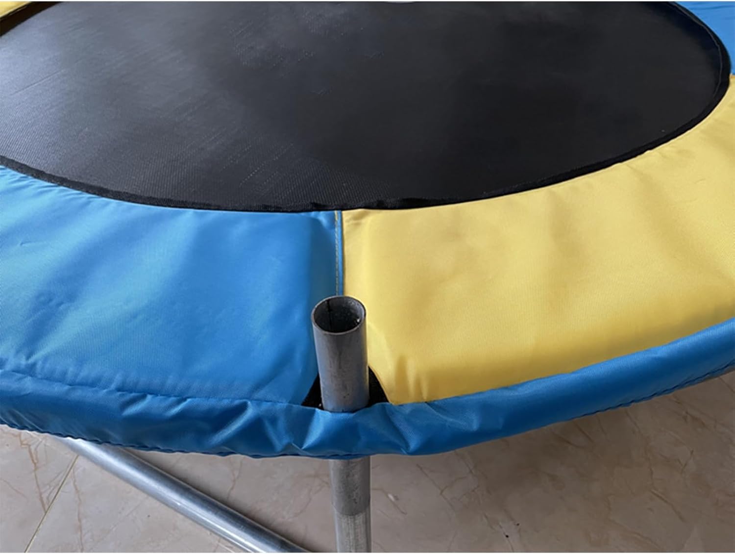 Trampoline Spring Cover, Round Small Trampolines Replacement Cover, 4FT/4.6FT/5FT Trampoline Safety Pad, Tear-Resistant Oxford Cloth, Fit Indoor Trampoline for Toddlers