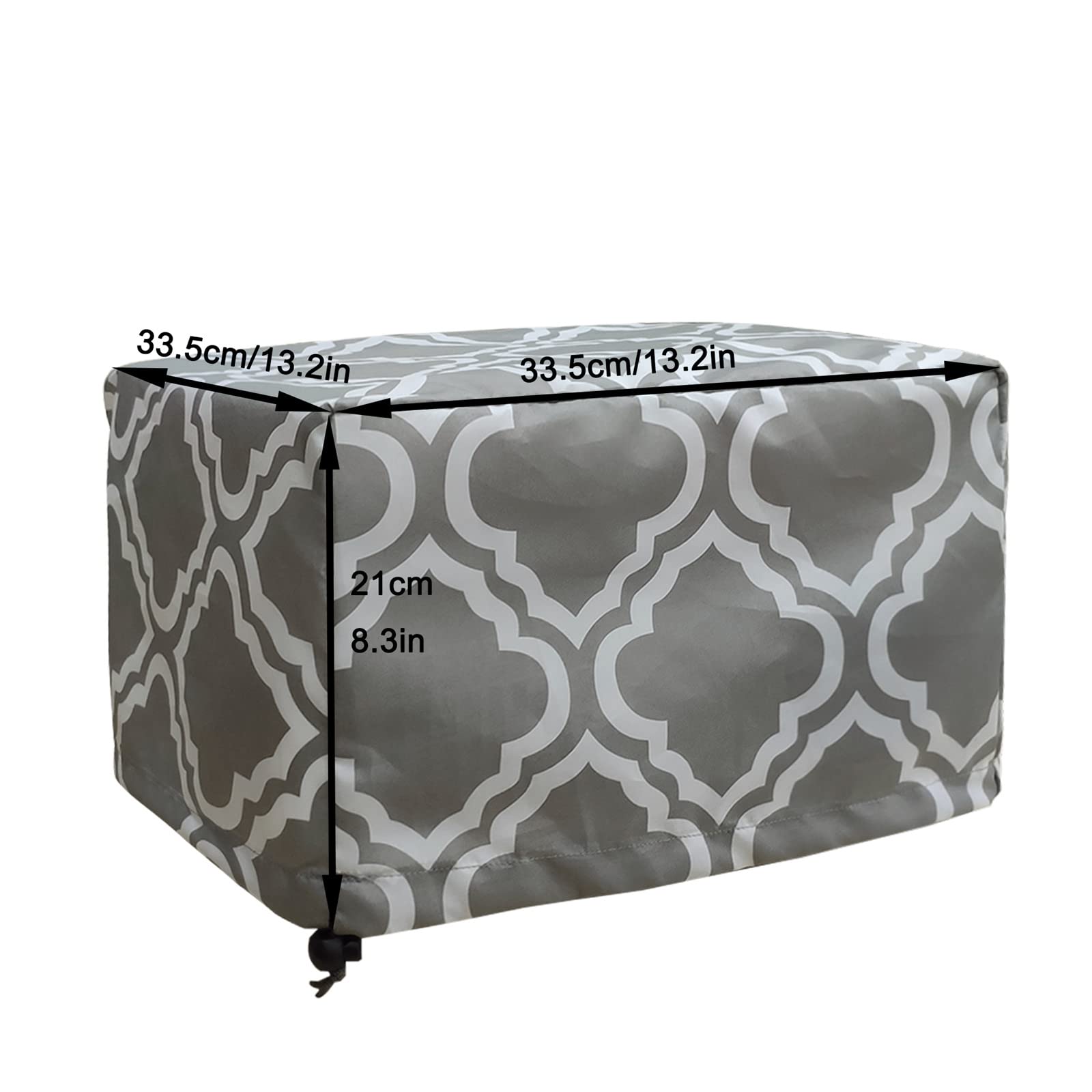 Housse de protection étanche et anti-poussière Lyirfan pour projecteur monté au plafond avec cordon de serrage gris
