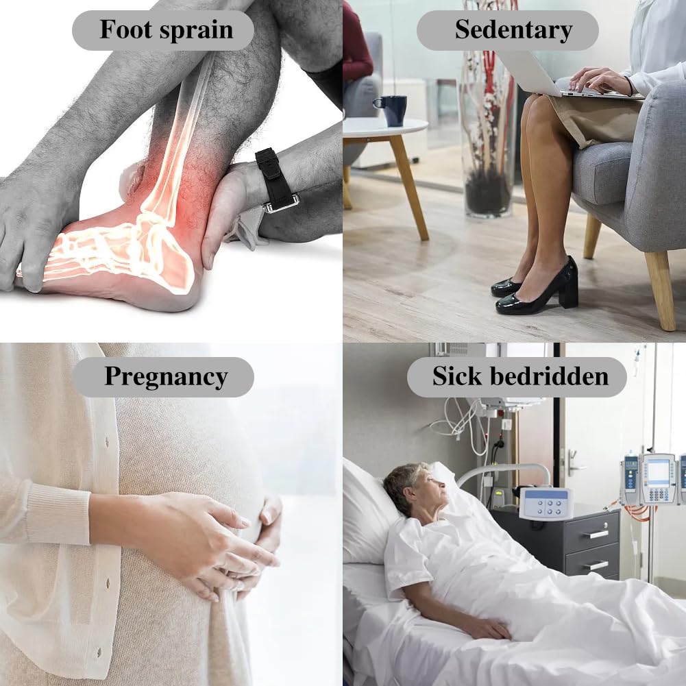 DASIAUTOEM Cuscino di Supporto per Gambe e Ginocchia, Cuscino a Cuneo Gonfiabile, Cuscino per Elevare le Gambe, Miglioramento del Sonno, Traspirante e Lavabile (Grigio)