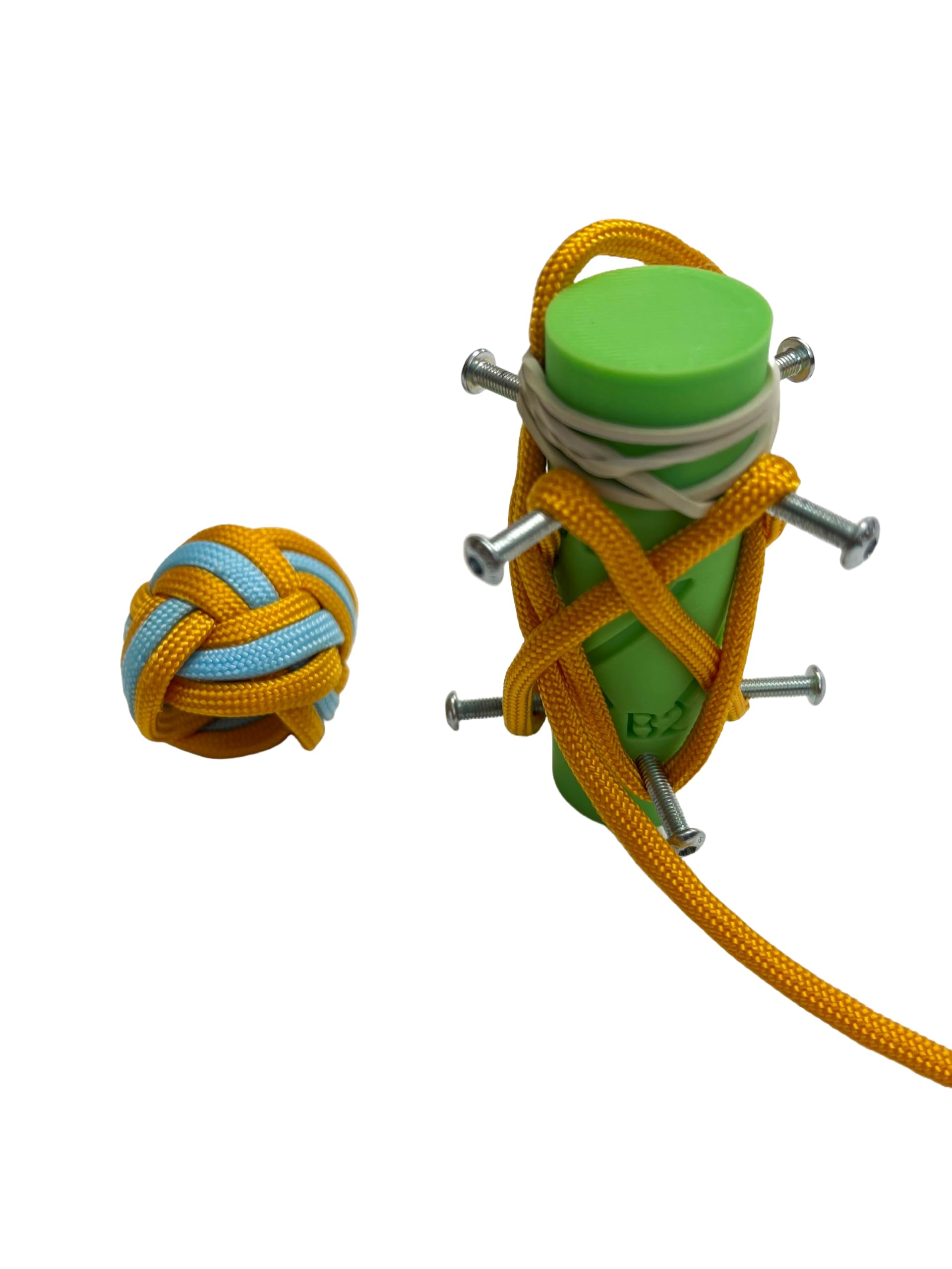 E-Made This Scout Woggle/Turks Head Knot jig Mandrel, Ideal for Paracord, knotcraft