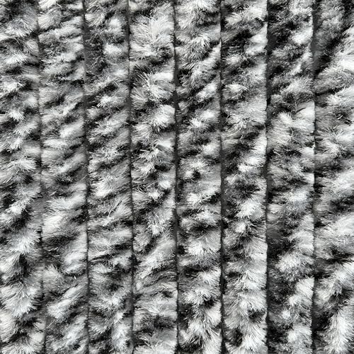 EXPLORER® Flauschvorhang 100x200 cm Wohnwagen Türvorhang für...