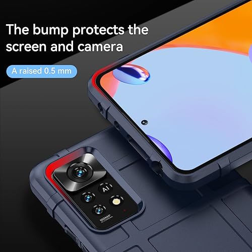 Miniatura 5 de Funda delgada para Redmi Note 11 Pro 4G5G, resistente funda protectora con protección de grado militar a prueba de golpes, lente de pantalla y