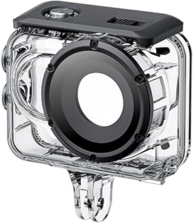 Dive Camera Housing,60m Waterproof Case Protective Housing, Diving Protective Housing Shell, Anti-Scratch Underwater Action Camera Housing for Cameras, Phones