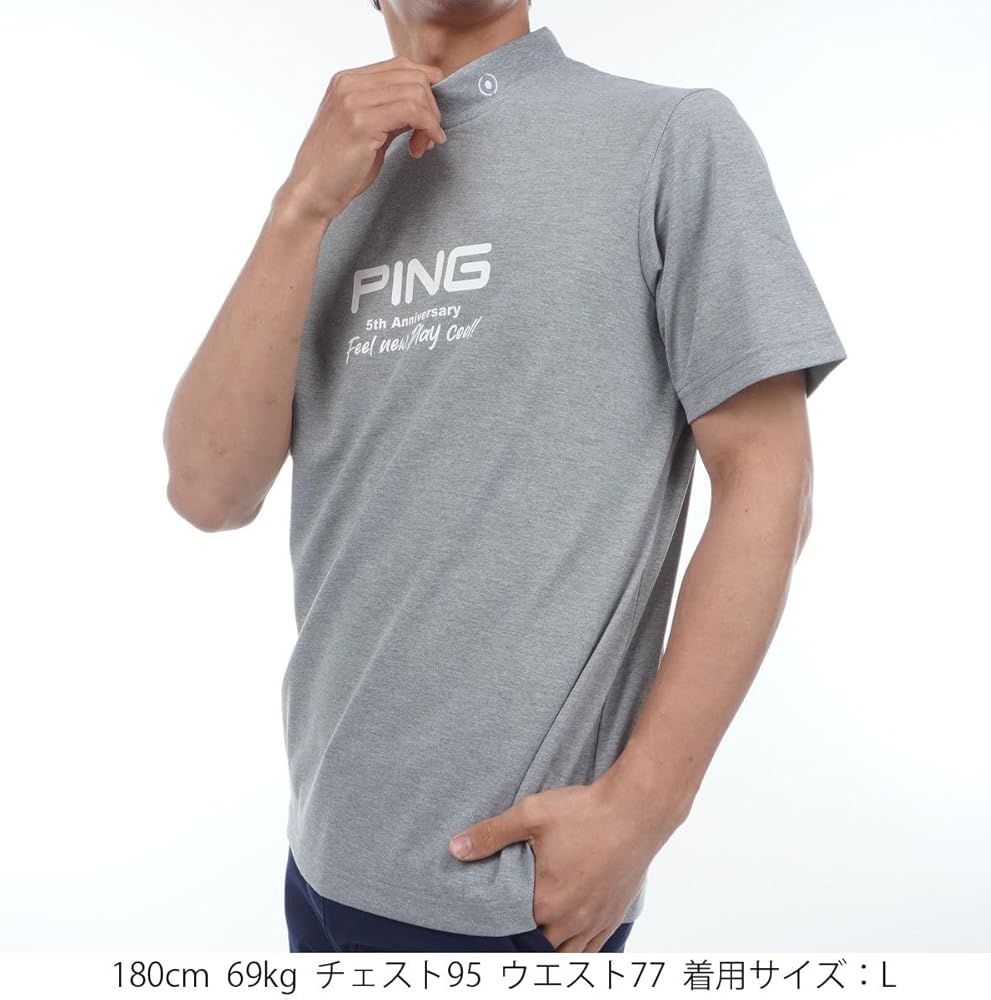 新品未使用　ビームス　ゴルフ　半袖　ハイネック　シャツ　メンズ　Lサイズ 新品未使用 ビームス ゴルフ 半袖 ハイネック シャツ メンズ Lサイズ