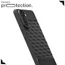 Pikkme Back Cover for OnePlus Nord CE 5 5G Soft Grip 3D Hexa Cube Texture Silicone Bumper Case (Black) gallery image