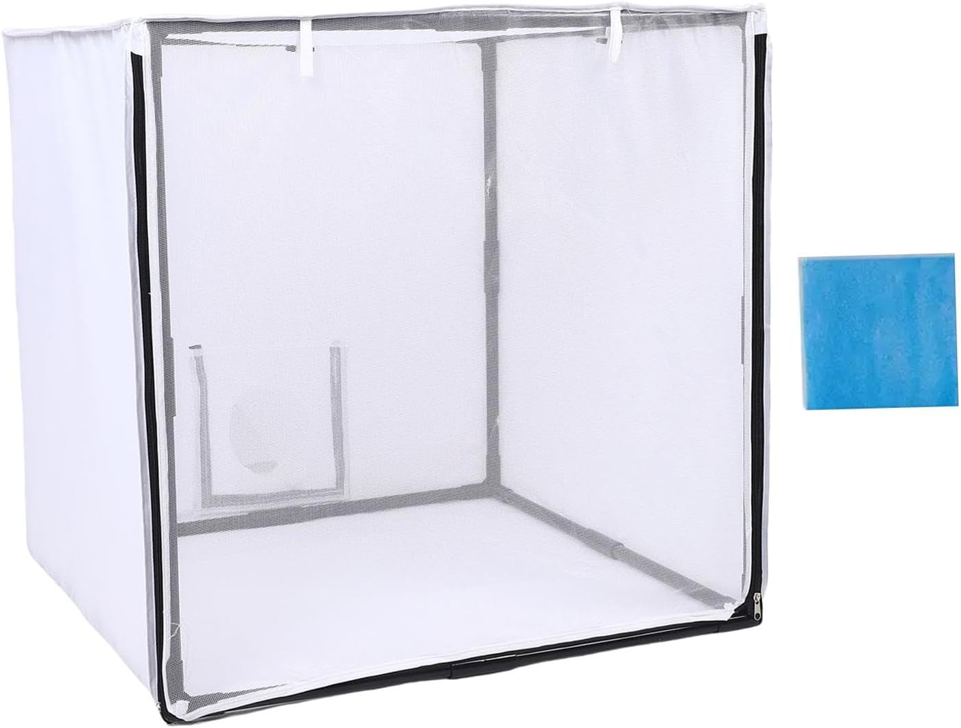 FytStycale Portable Paint Booth Airbrush Spray Booth, Easy Assembly, Multipurpose, Spray Paint Tent for Toy Model Small Projects Crafts, 44cm