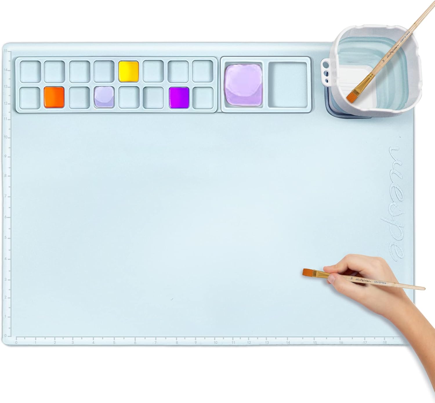 Buy Silicone Craft Mat, Silicone Mat for Resin Casting, 20x16Non Stick