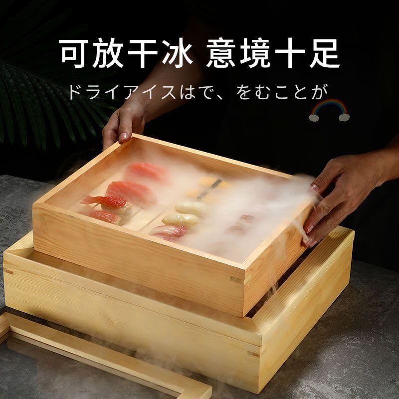ネタ箱 目皿 アクリル製 フタ付 寿司屋 キッチン ホテル レストラン Amazon.co.jp: 寿司ネタケース ネタ箱 目皿 寿司ネタ入れ アクリル製