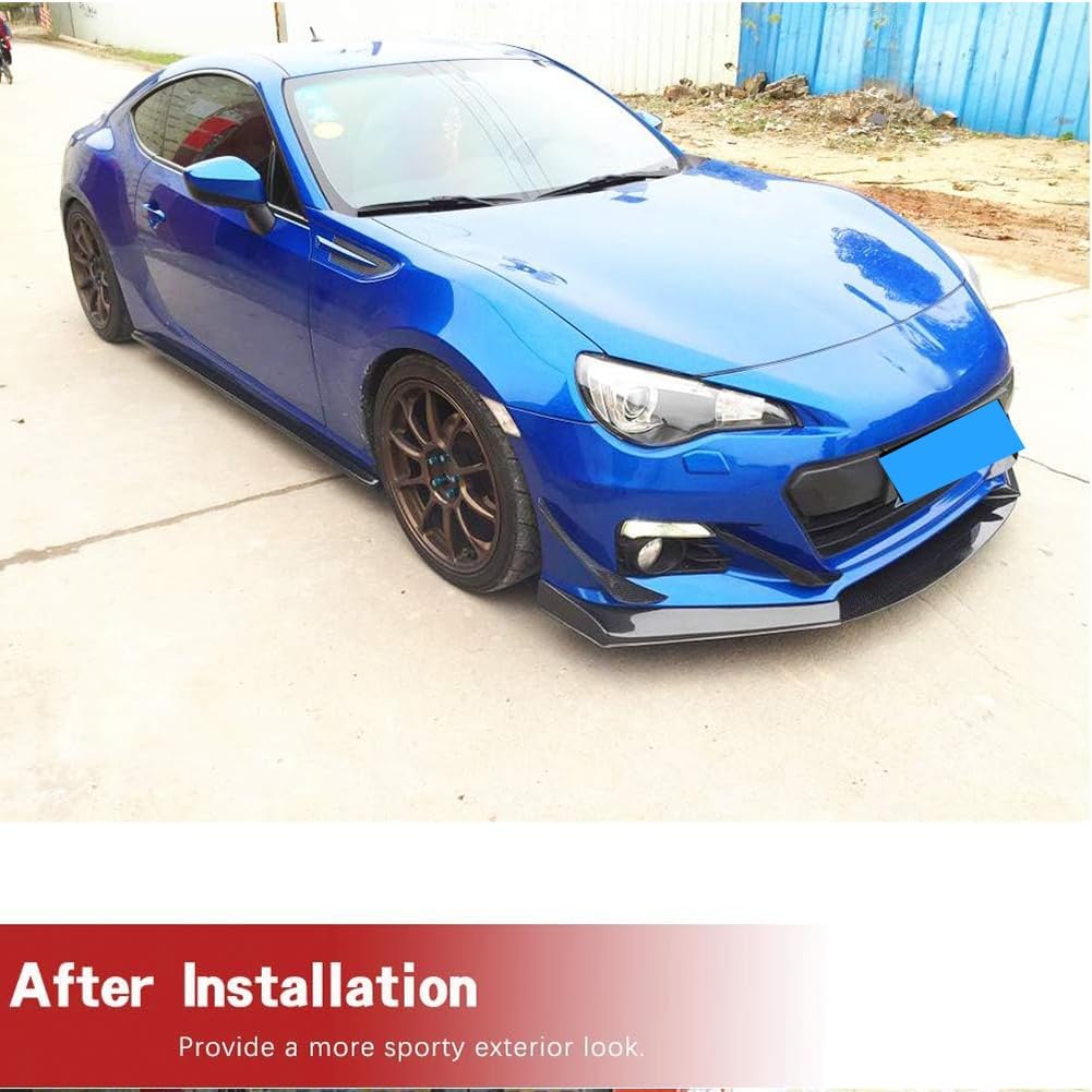 Carbon Fiber Chin Spoiler fits for Subaru BRZ 2013-2016 Front Bumper Lip Spoiler Chin Splitter Factory Outlet