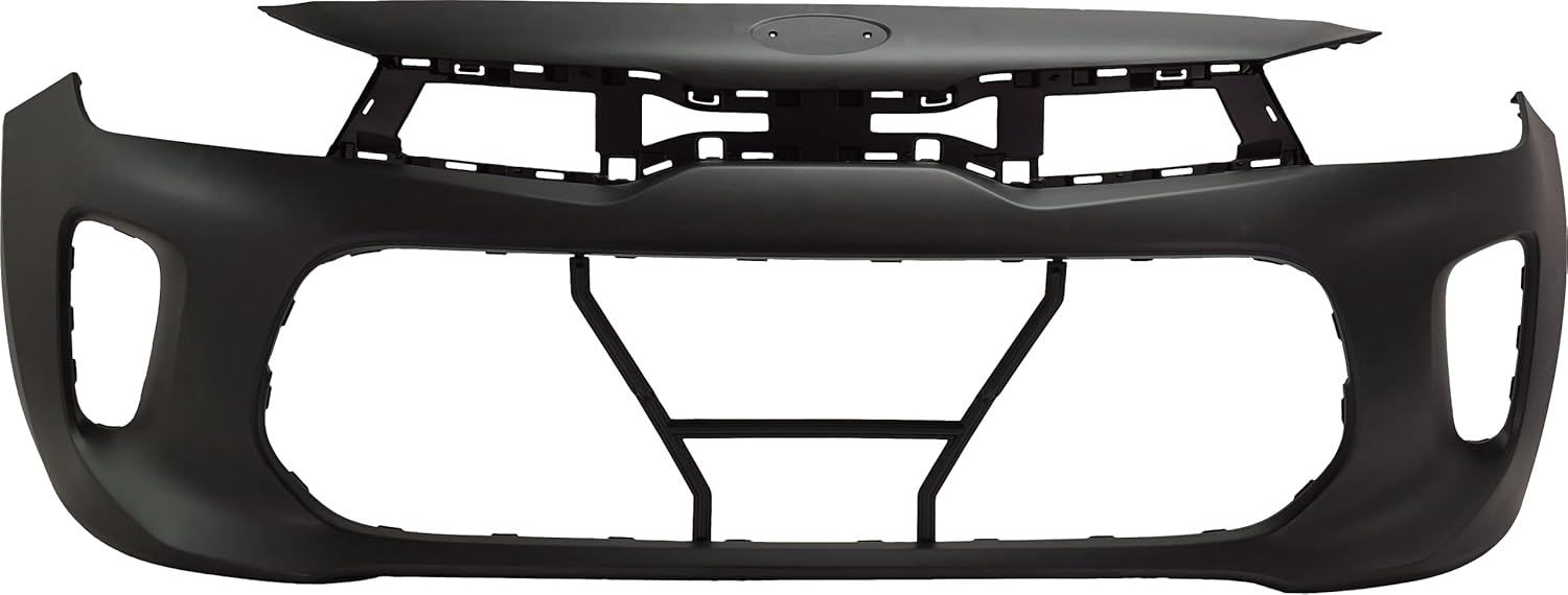 Garage-Pro Front Bumper Cover Compatible with 2018-2020 Kia Rio Primed-Black