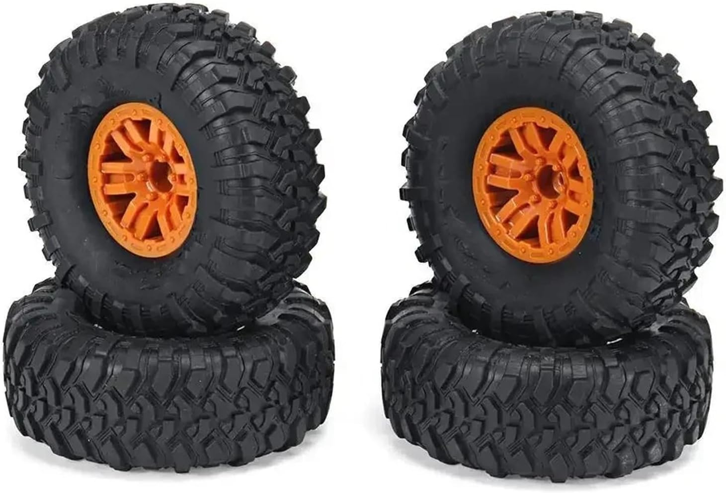 RC改造パーツ For HB Toys For ZP1001 1/10 4個 交換用RCカータイヤ ホイール リム RC車両 スペア