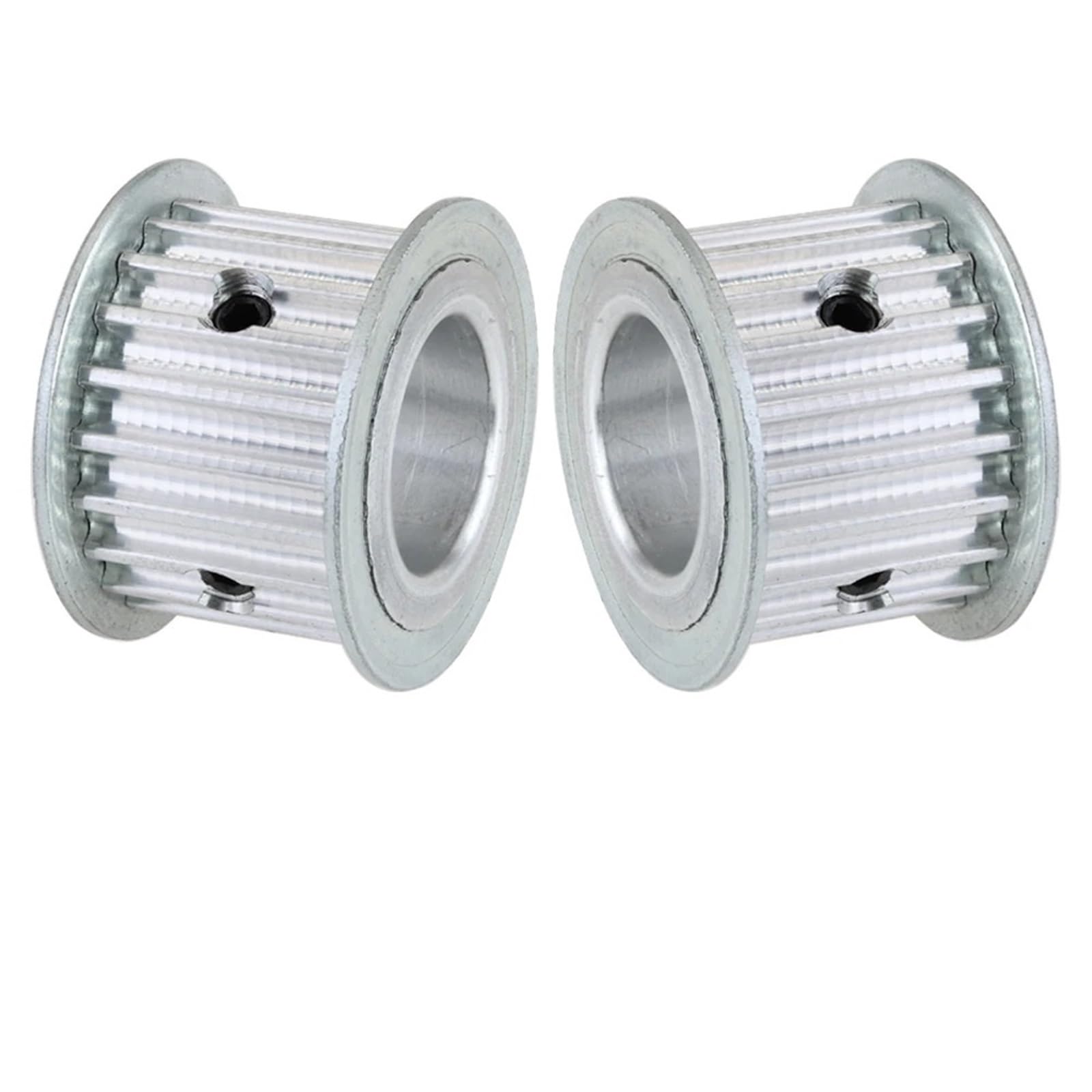Polea de aluminio de 25 dientes para correa de 15 mm y eje de 8 mm 5