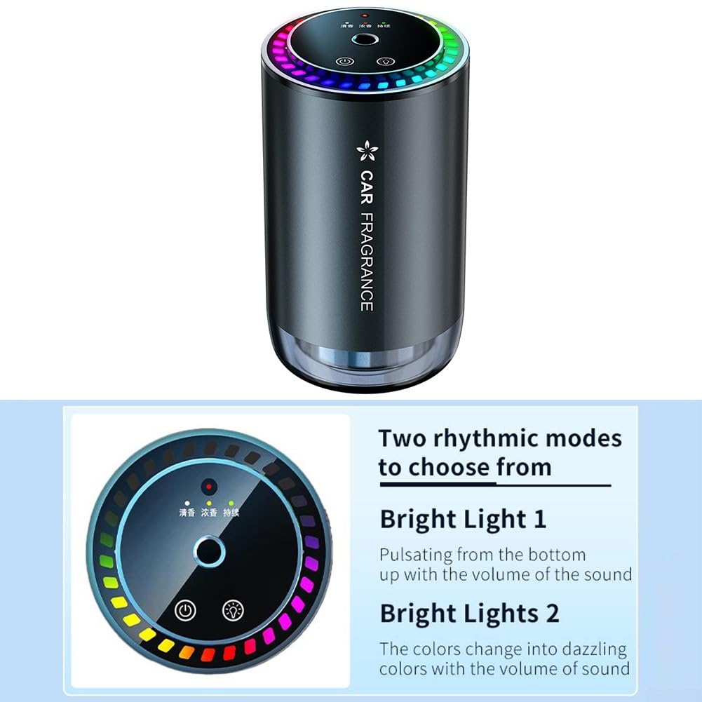 HpLive Humidificateur intelligent pour voiture, purificateur d'air avec diffuseur d'arômes à 3 niveaux, projection de ciel étoilé, diffuseur d'arômes 500 mAh