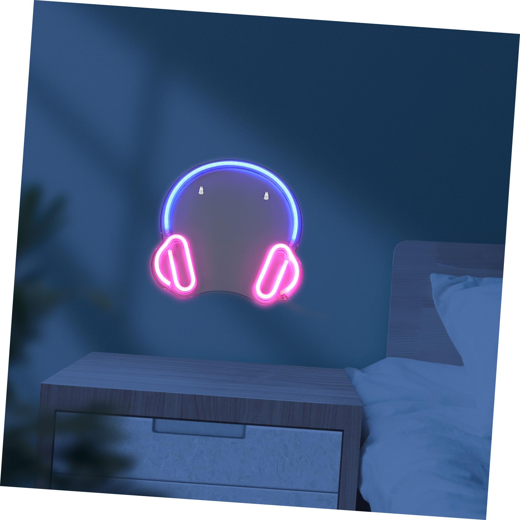 Gatuida Letrero Led De Neón Acrílico Para Decoración De Habitación y Gaming, Luz Ambiental Nocturna Usb, Cartel Luminoso Decorativo Para Dormitorio, 1 Unidad