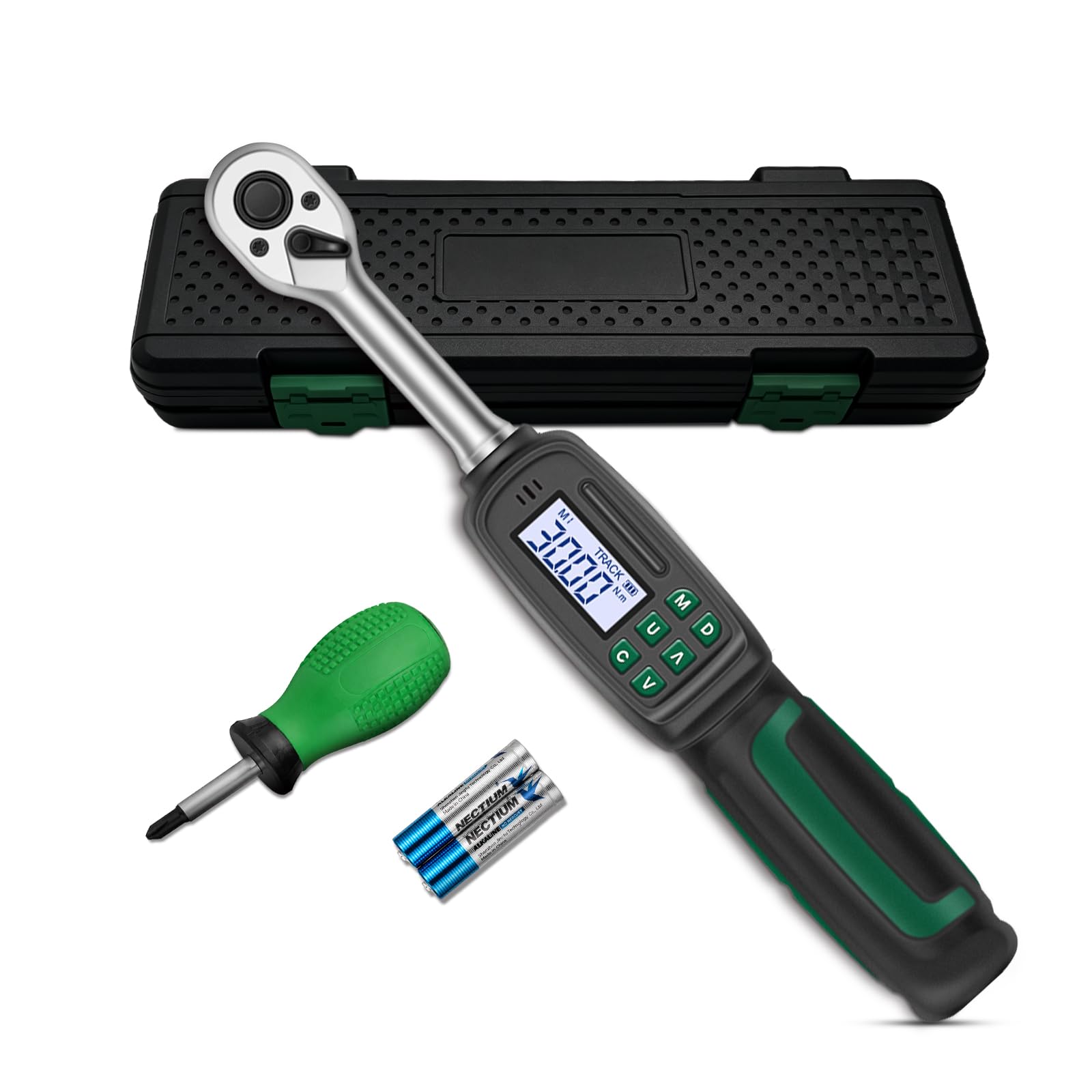 Llave dinamométrica digital, llave dinamométrica de 1,8-60 Nm para