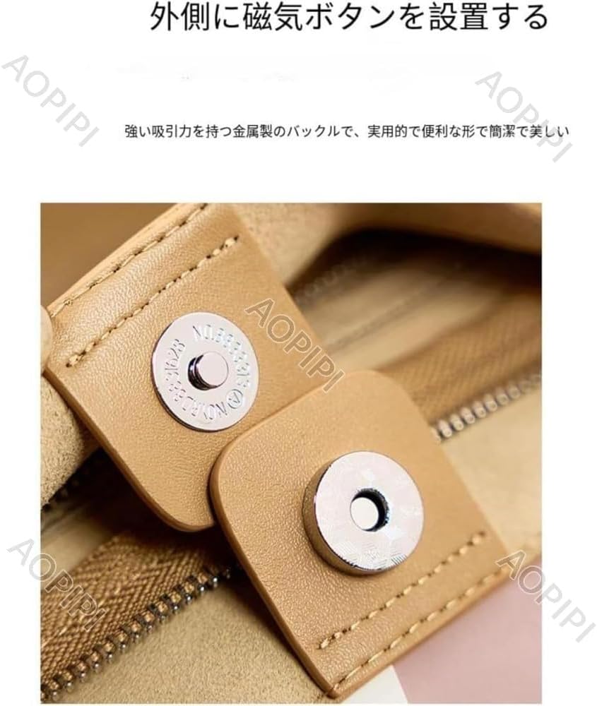 [AOPIPI] 本革ショルダーバッグ、ショルダーバッグ、多機能、シンプル、便利、大容量、女性に人気、通勤、仕事、通学に最適