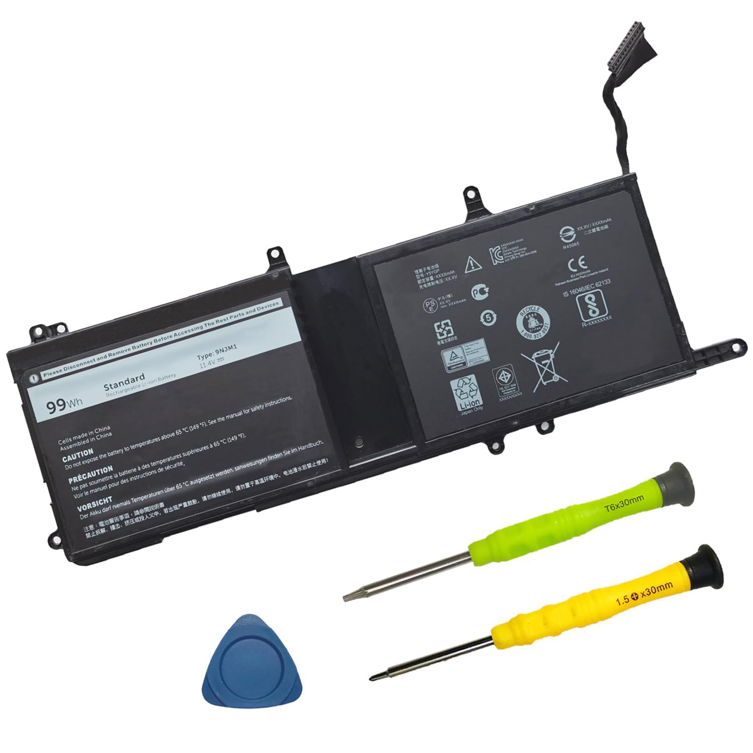 Amazon.com: SUNNEAR 9NJM1 Laptop Battery for Dell Alienware 15 R3