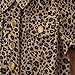 KMBANGI 1-5T Fashion Kids Toddler Girl Collar Leopard Jacket Button-Down Coat Outwear with Chest Pockets (Leopard, 3T)