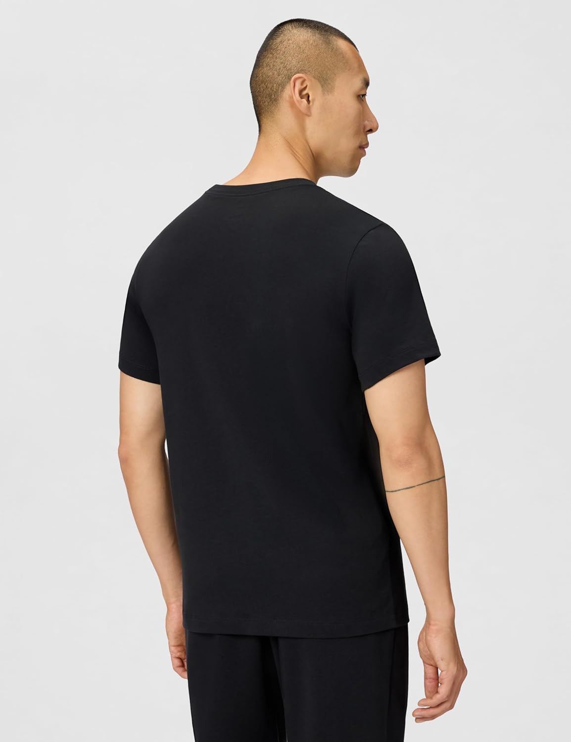 Nike Mens Sportswear Club T-Shirt (Swoosh Nike Stack) - Image 4