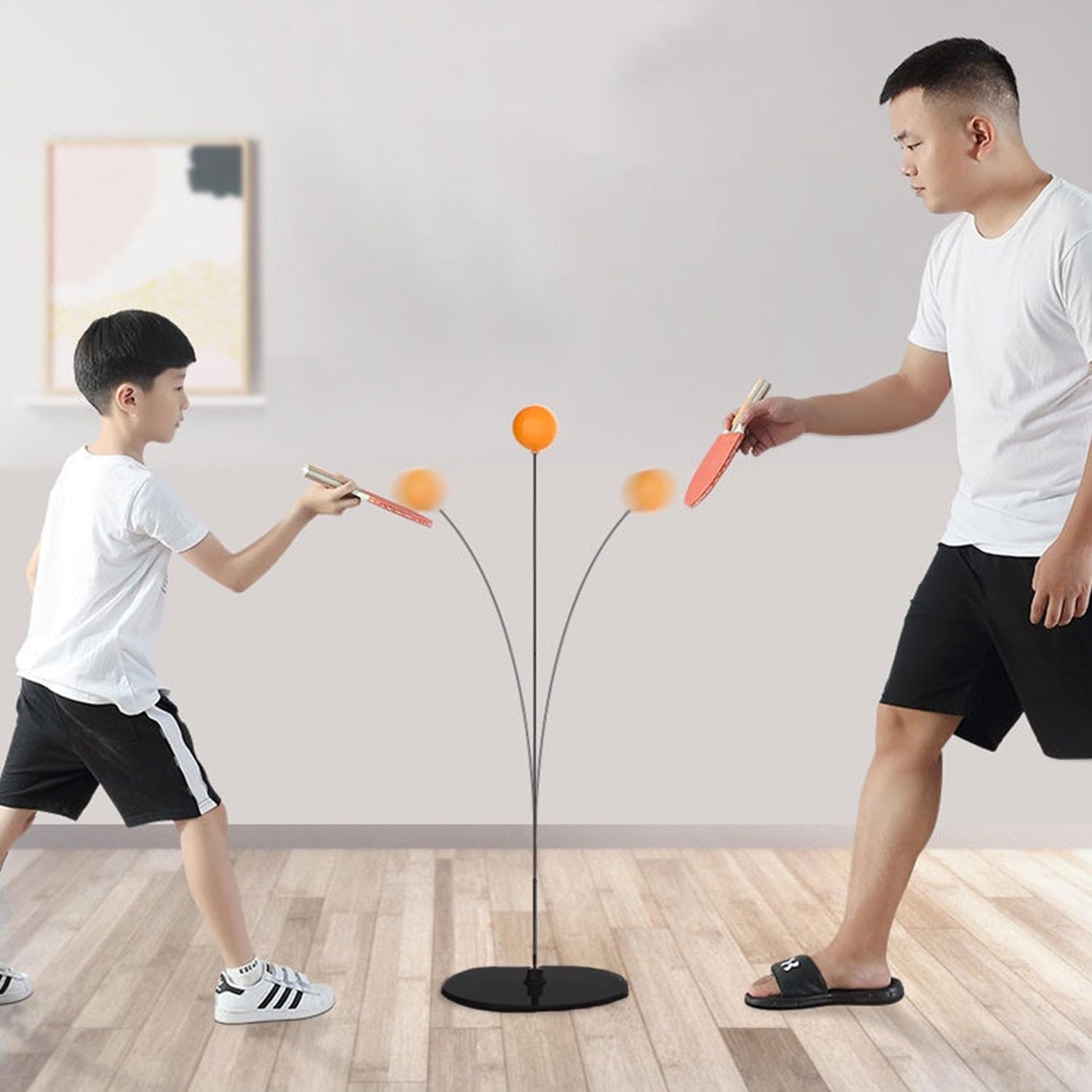 Portable Wiff Waff Rebound Table Tennis Trainer Set (1 Set)-image-25
