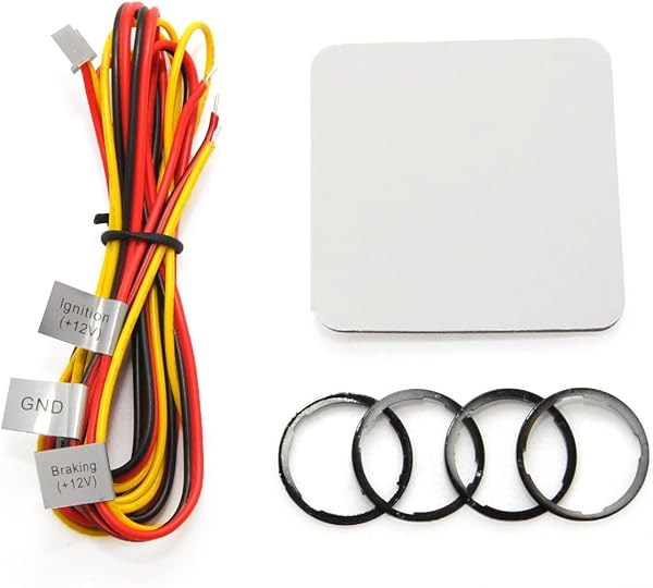 SB397 Parking Reverse Sensors Audio Buzzer Alarm Canbus Kit, Black, Set of 4 - 5