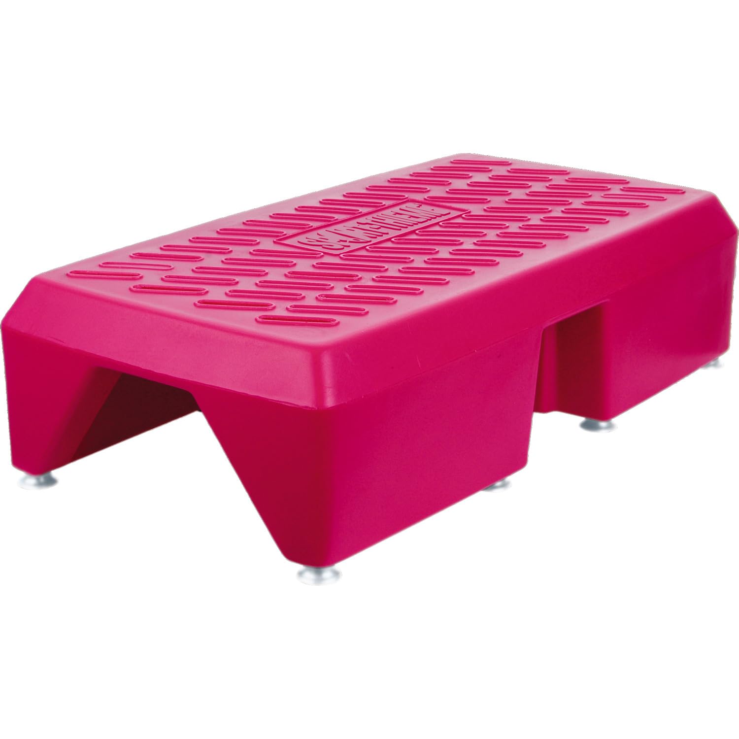 Sport-Thieme Aqua-Stepper Classic | Sicheres Aqua-Gymnastik Trainingsgerät | rutschfeste Trittfläche | Robust, 8 Saugnäpfe | Pink | Maße 67x35x17 cm