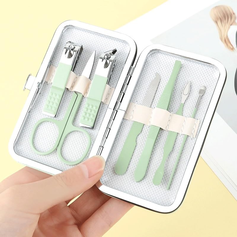 Ensemble d'outils de manucure contre les ongles cassants avec coupe-ongles adapté - 6
