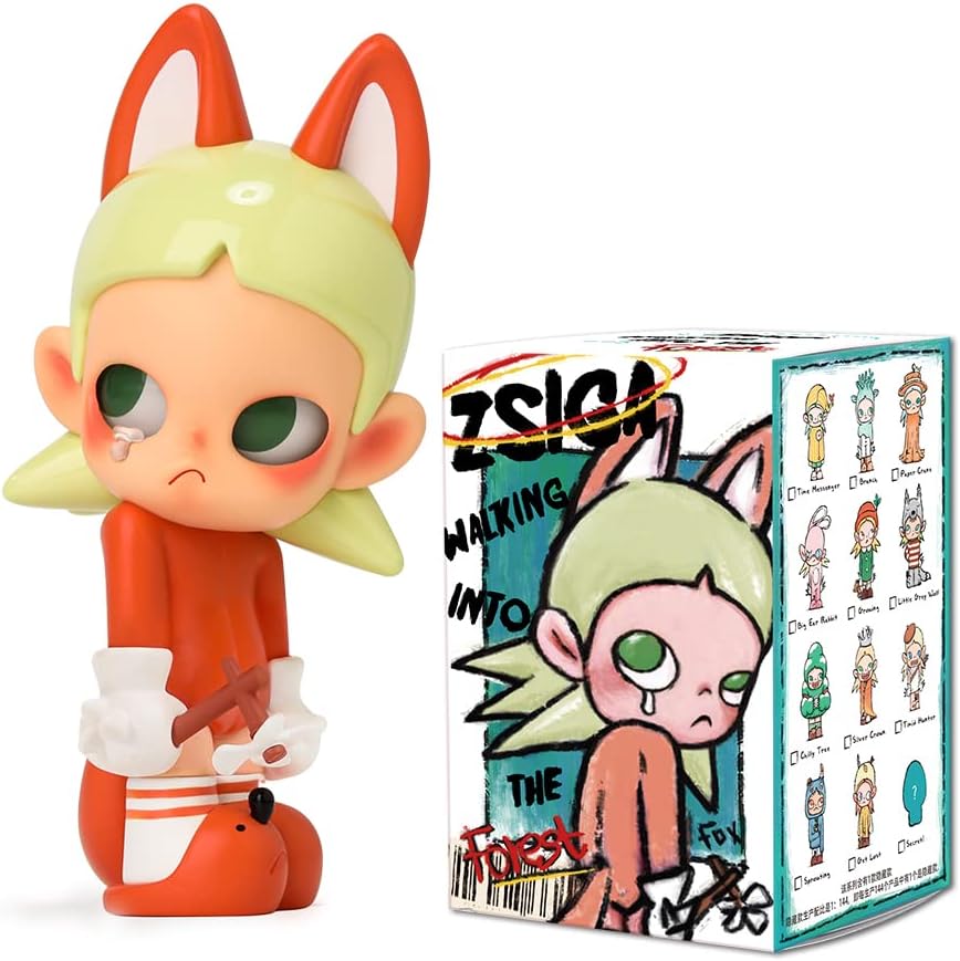 POP MART Zsiga Walking into The Forest Blind Box Figures, Random Design Box Toys for
