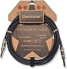 3m (10ft) Instrument Cable Straight for Blackstar Bass/Electric Guitar/Electro-Acoustic/Keyboard/Amp Jack Straight ¼ Jack (BSCABLESTD10FTSS)