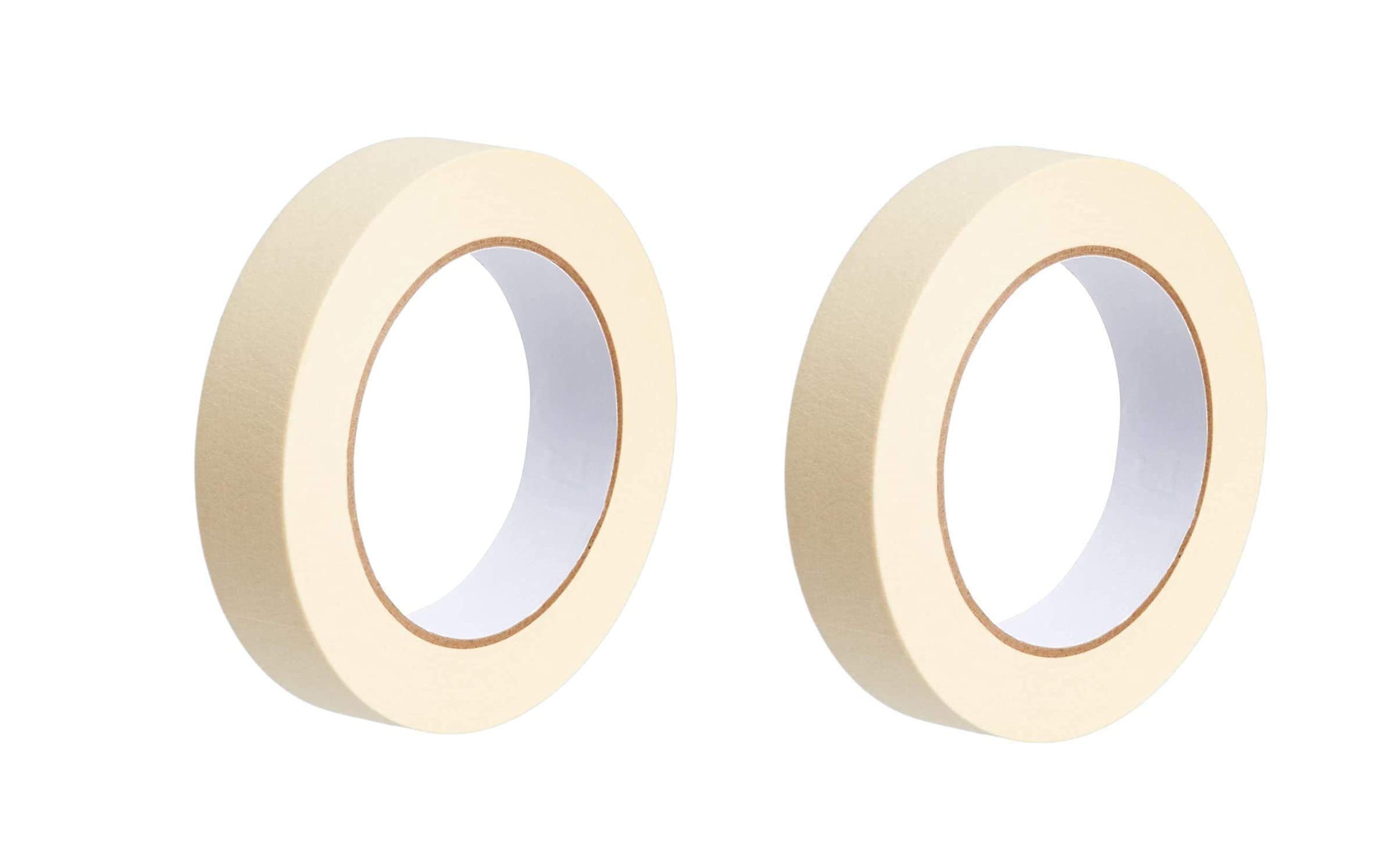 MHS Masking Tape 24 mm x 20 Meters of Multi-Use Easy Tear Masking Tape Adhesive Leaves No Residue Great for Carpenter Labeling Painting Packing (2) (B08R63QQYP) Amazon Price History, Amazon Price Tracker