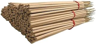 Premium Jumbo Hand-Dipped Incense Sticks, 19 Inch Length, 30 Sticks per Pack, Multiple Scent Options Available (Black & Herb)