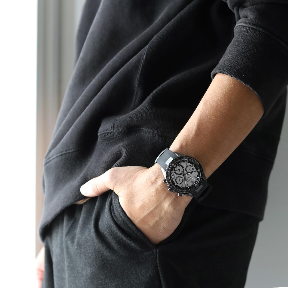Citizen Herren Chronograph Eco-Drive Armbanduhr Attessa