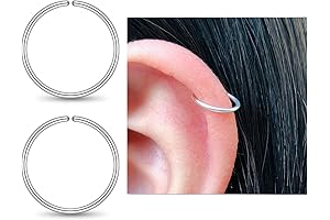 7mm Sterling Silver Cartilage Earring Hoop: Enhance Your Style with Minimalist Elegance