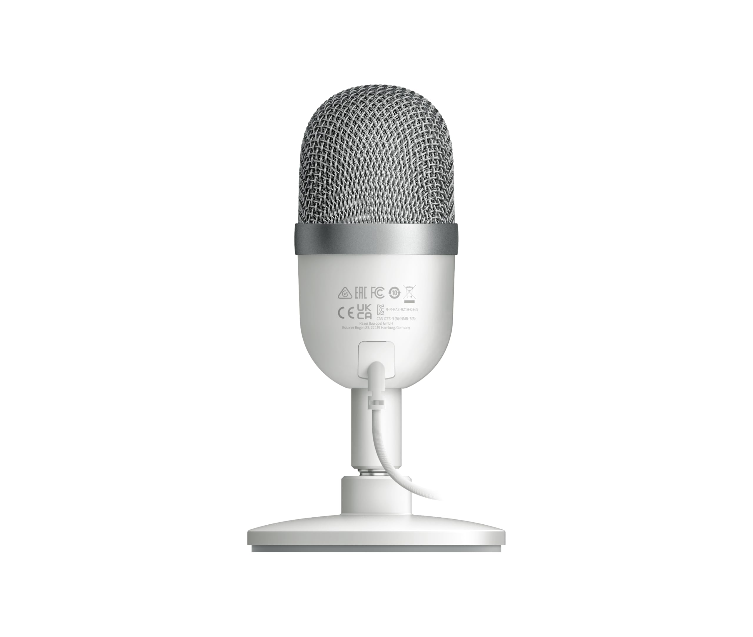 Razer Seiren Mini - Micrófono compacto para USB para streaming, (compacto con patrón polar supercardioide, soporte inclinable, amortiguador integrado) Mercury