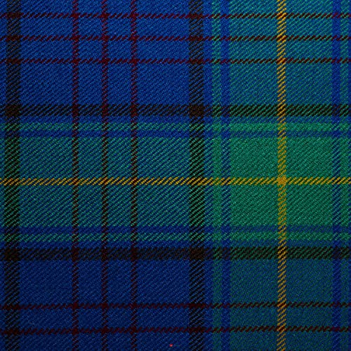 Tissu au mètre laine vierge Co Donegal coupon tartan irlandais couture habillement