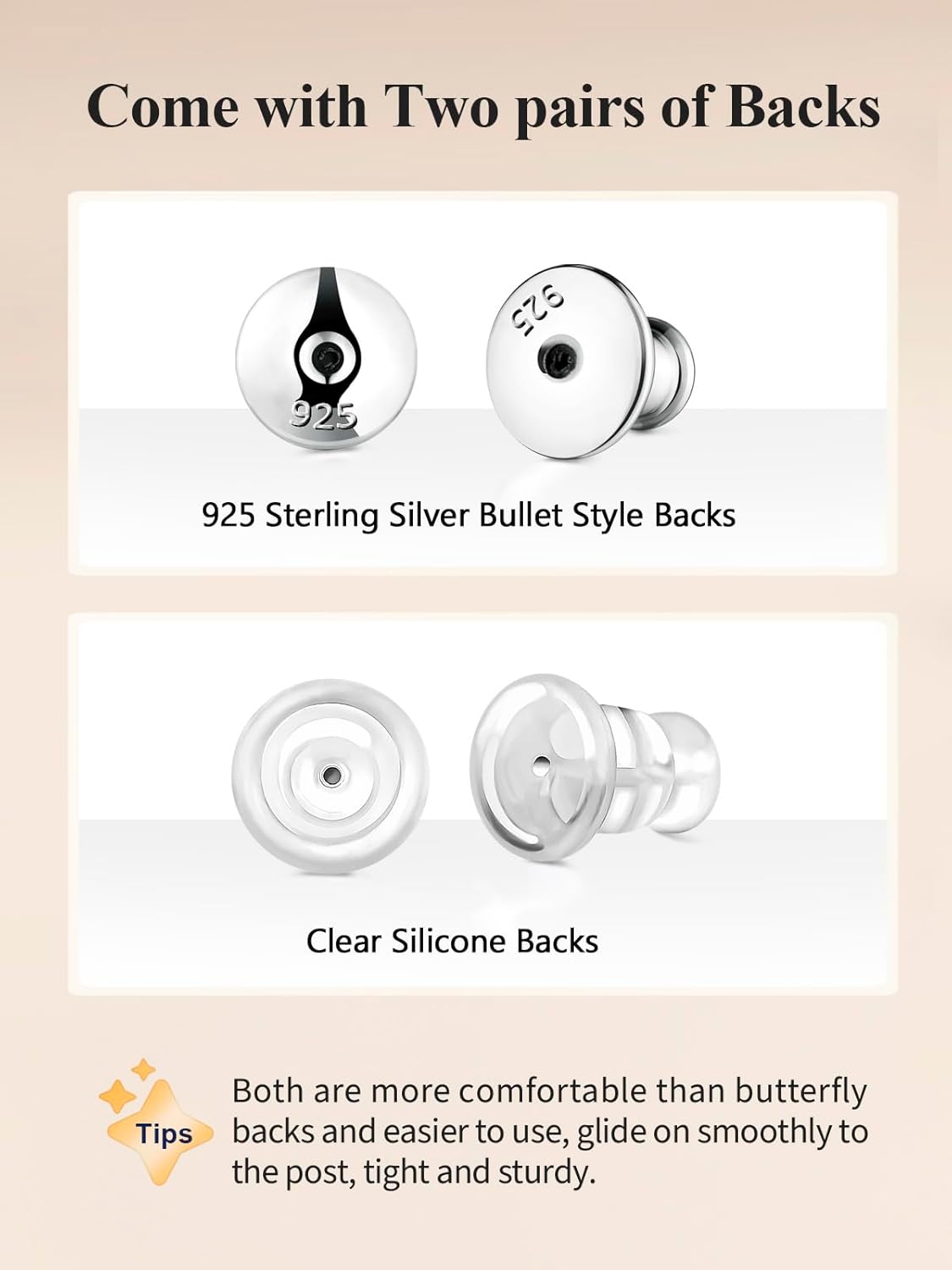 Natural Turquoise/5A Cubic Zirconia Gemstone Stud Earrings for Women, Solid 925 Sterling Silver Hypoallergenic, Birthday Valentines Anniversary Christmas Ideal Gift for Her - Image 7