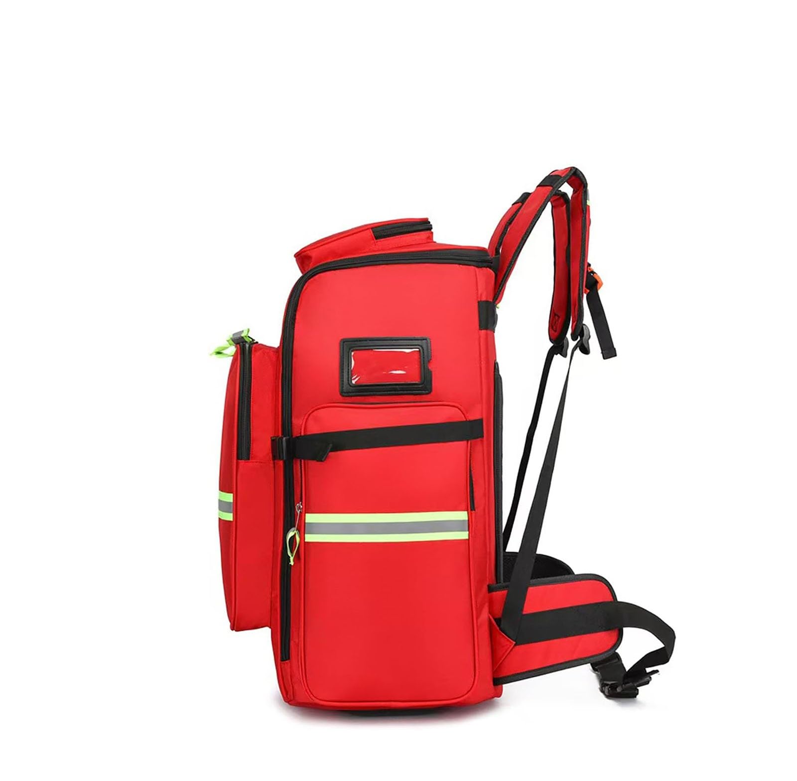 Sac à Dos Professionnel de Premiers Secours Vide,Sac à dos d'urgence pour médecins, pour la maison, la voiture, les infirmières en voyage, le camping, le camion, la randonnée, etc(Red,Large)
