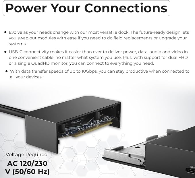 Docking Station Dell WD19 Dual Monitor Hub USB-C 180W miniatura 8