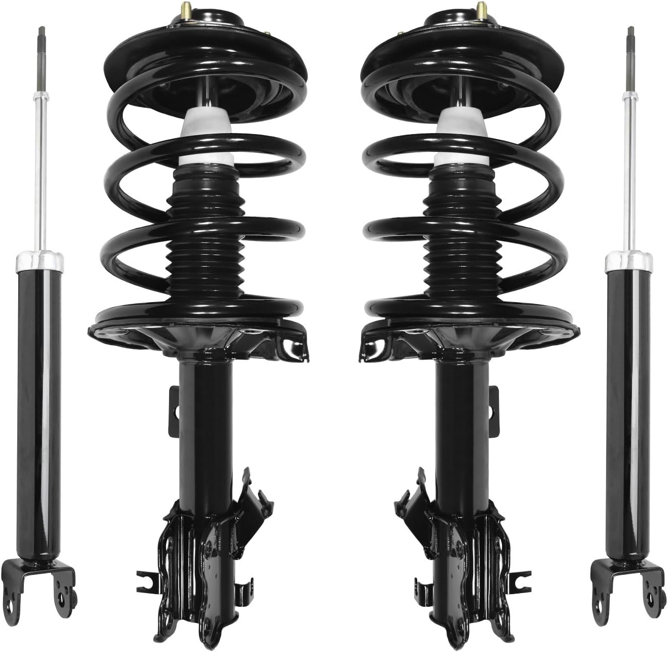 Front Quick Complete Struts Assembly & Rear Shocks Absorbers Replacement for 2002-2006 Nissan Altima V6 (Set of 4)