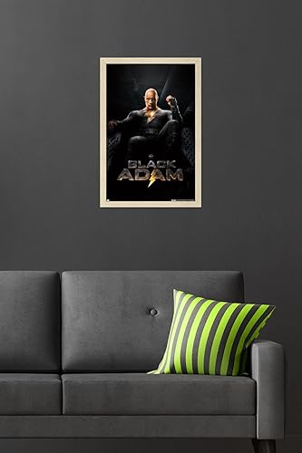 Miniatura 102 de Trends International DC Comics Movie Black Adam - Póster de pared de una hoja Versión enmarcada Barnwood