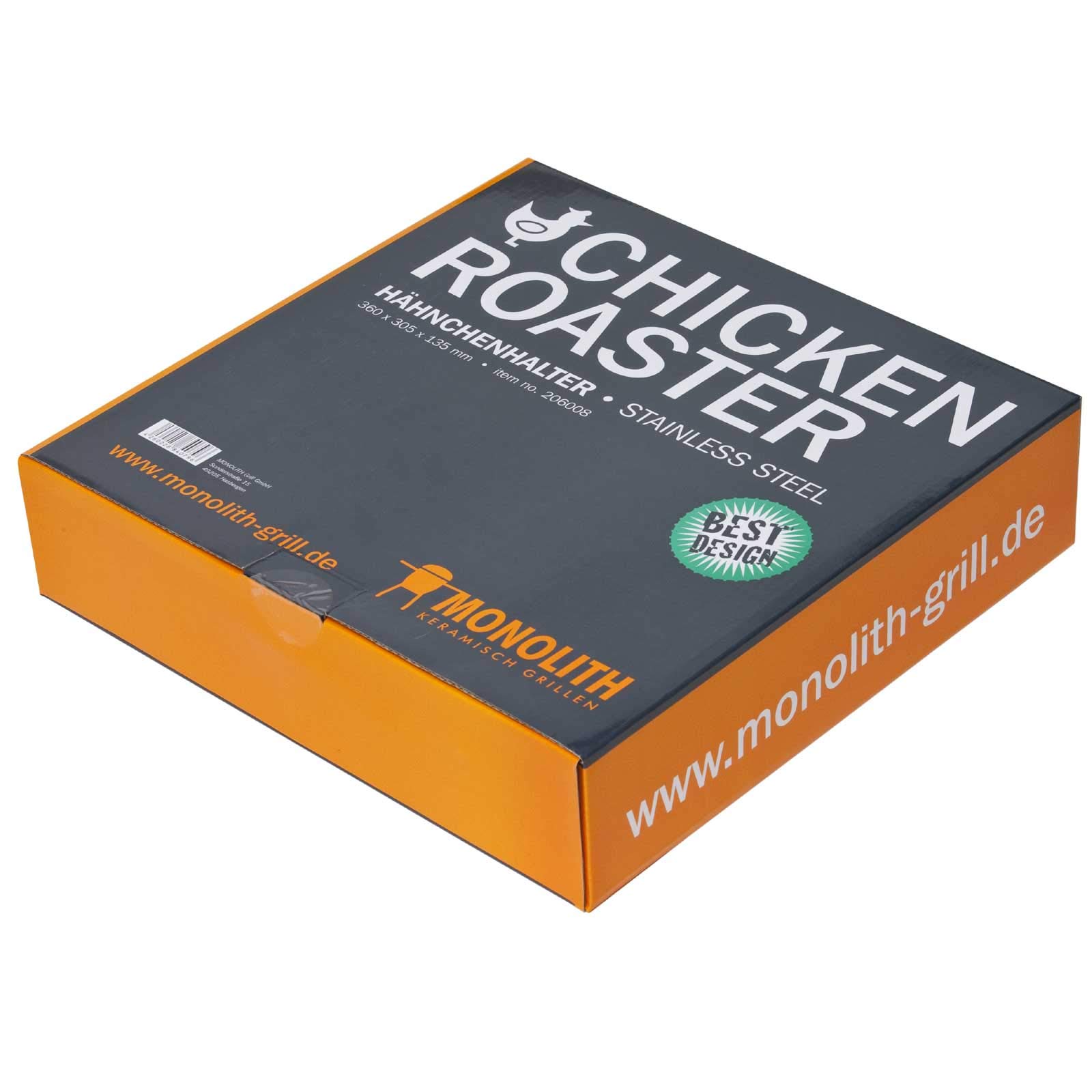 Monolith Chicken Roaster mit Gemüsepfanne