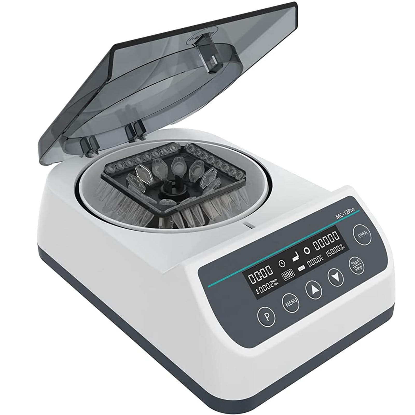 Máquina centrífuga de Alta Velocidad de Laboratorio Rotor de microcentrífugas Bechtop para Capacidad de Tubo de 0,2/0,5/1,5/2 ml (12000 RPM),B