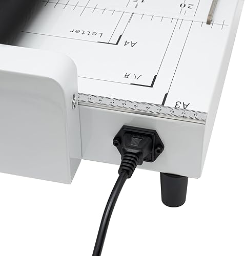Miniatura 8 de Máquina para hacer folletos, máquina de grapadora de carpetas de papel A3 Diseño 2 en 1 con rodillos plegables de silicona Encuadernación precisa