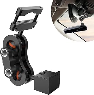 Radar Detector Mount, Aluminum Rearview Mirror Rod Radar Bracket, for Escort Max360c, Max 3, IX IXc, Redline EX Beltronics Cobra DualPro GT 360 Radar Detector, with EZ Magnet Connection Base